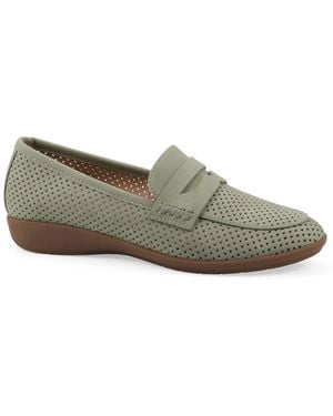 White Mountain Samson Slip-on Loafers - Green