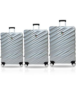 TUCCI Italy Storto 3-pc. Hardside luggage Set - Blue