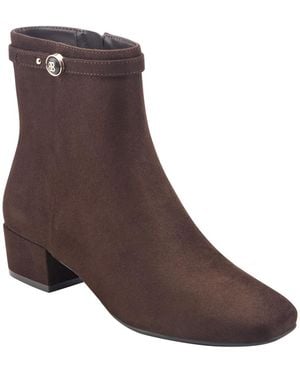 Bandolino Adyn Square Toe Block Heel Dress Booties - Brown