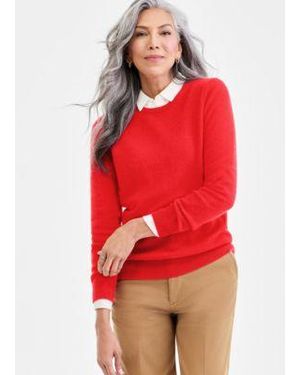 Charter Club Long Sleeve 100 Cashmere Crewneck Sweater Pxs Xxl Macys Exclusive - Brown