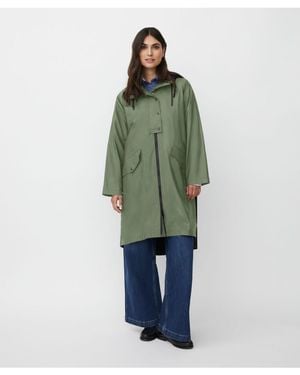 Masai Matheia Long Sleeve Hooded Coat - Green