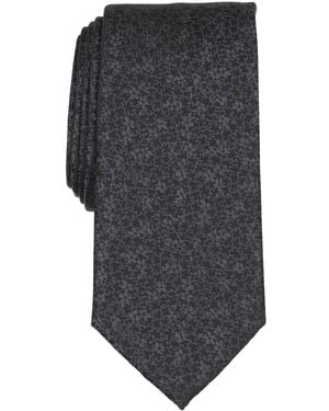 Michael Kors Tonal Floral Classic Tie - Gray