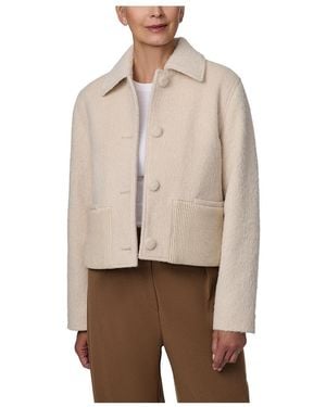Bernardo Texture Knit Short Jacket - Natural