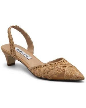 Charles David Artiste Slingback Kitten Heel - Metallic