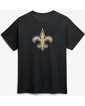 LOGO ATHLETIC New Orleans Saints Primary Logo T-shirt - Black