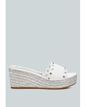 LONDON RAG Lilja Slip On Espadrilles - Metallic
