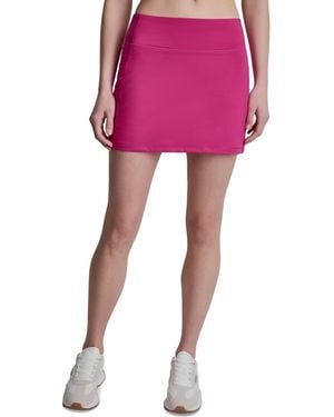 DKNY Balance Compression Super High Waist Pull-on Skort - Pink