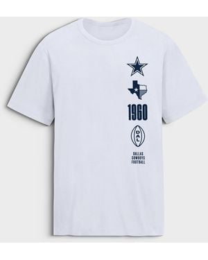 Fanatics Dallas Cowboys Breaking Tackles Legacy Classic Fit T-shirt - White