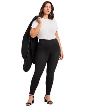 Avenue Plus Size Hi Rise jegging - Black