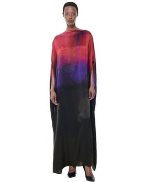 eem Gradient Printed Kaftan - Red
