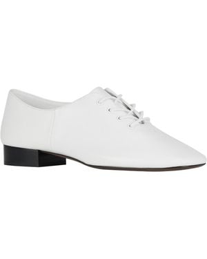 Jeffrey Campbell Swingdance Lace-up Oxford Flats - White