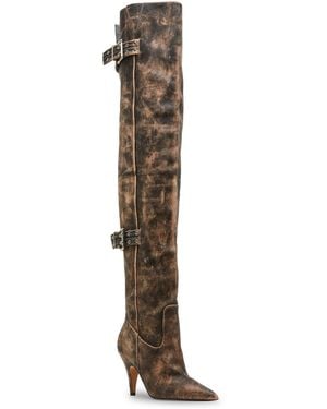 Steve Madden Baddie Over The Knee Boot - Natural