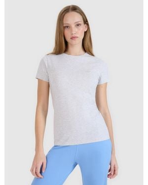 4F Slim Plain T-shirt - White