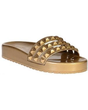 Carmen Sol Franco 3 Slides 3 Straps - Metallic