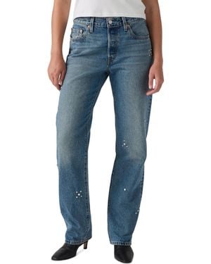 Levi's Premium 501 90's Mid-rise Straight-fit Jeans - Blue