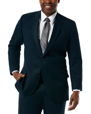 Haggar Big And Tall Classic Suit Separates Jacket - Blue