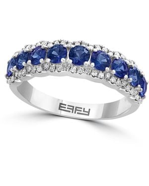 Effy Diamond And Ring (3/8 Ct. T.w. Diamond - Blue