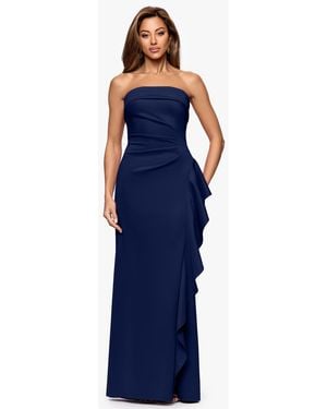 Xscape Long Dress - Blue