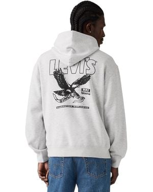 Levi's Graphic Pullover Hoodie - Gray