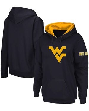 Stadium Athletic West Virginia Mountaineers Team Big Logo Pullover Hoodie - Blue