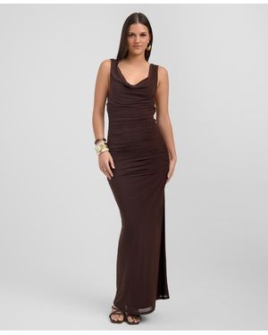 Rachel Roy Cowl Neck Maxi Dress - Brown