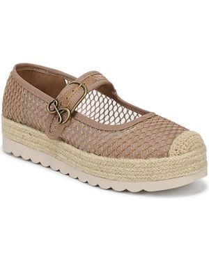 Sam & Libby Isla Mary Jane Espadrille Flats - White