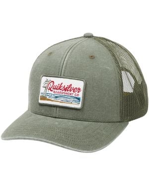 Quiksilver Campsite Trucker Hat - Green