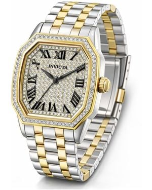 INVICTA WATCH Wildflower Quartz Dial Watch - Metallic