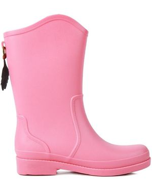 LONDON RAG Overcloud Stylish Rainboots - Pink