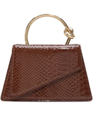 ALDO Aellax Mini Top Handle Satchel Handbag - Brown