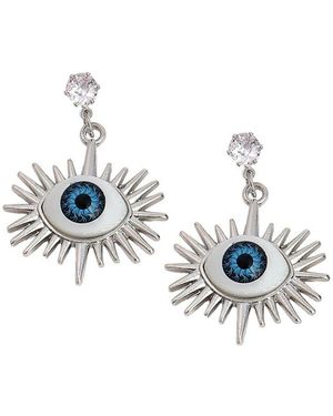 SOH The Evil Eye's Ray Drop Earrings - Blue