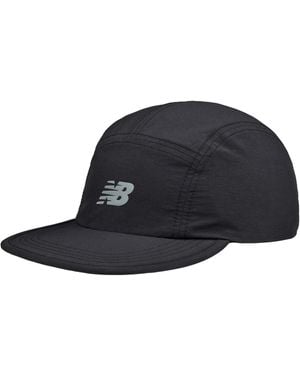 New Balance Flying Logo 5-panel Camper Hat - Black