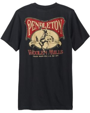 Pendleton Short-sleeve Stockmen Stamp Graphic T-shirt - Black