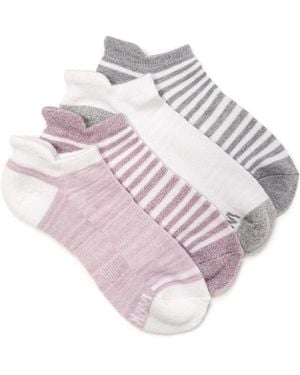 Muk Luks Dream Step Sporty Low Cut Ankle Socks - Pink