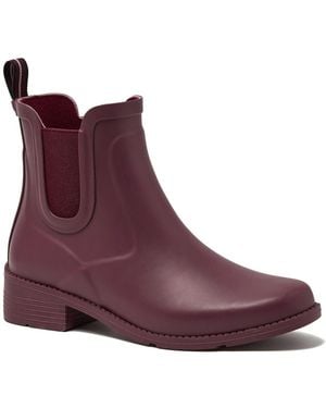 Lands' End Rubber Chelsea Rain Boots - Purple