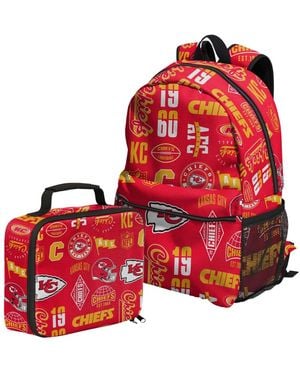 Outerstuff Kansas City Chiefs Backpack And Lunchbox Set - Red