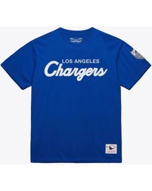 Mitchell & Ness Los Angeles Chargers Head Coach Classic T-shirt - Blue