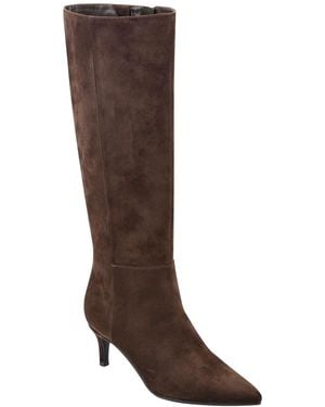 Marc Fisher Glint Tall Pointy Toe Boots - Brown