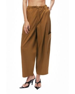 Nocturne High-waisted Cargo Pocket Pants - Natural