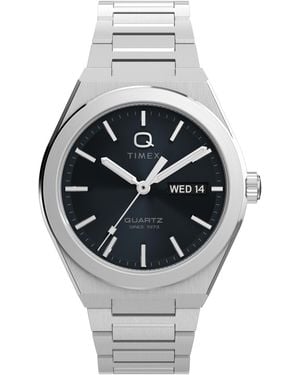 Timex Quartz Analog -tone Stainless Steel Watch - Metallic