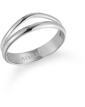 Atolea Breeze Double Ring - White