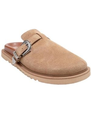 Forever & Always Shoes Vesta Leather Mule - White