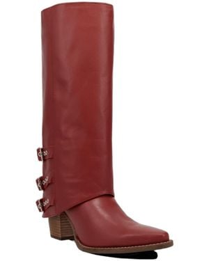 Dingo Urban Cowgirl Leather Boot - Red