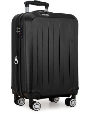 Elite Luggage Dori Medium Carry-on Hardshell Expandable Spinner Suitcase - Black