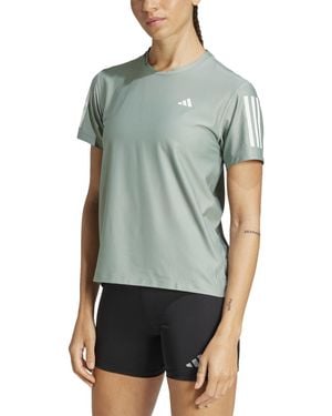adidas Own The Run Short-sleeve Running Tee - Blue