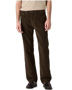 Levi's 505 Regular-fit Straight-leg Corduroy Pants - Black