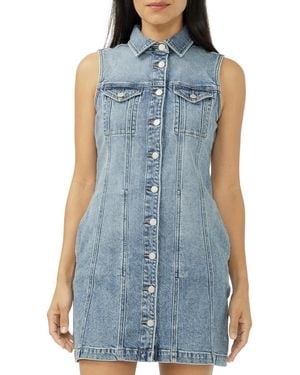 Silver Jeans Co. 90s Denim Mini Dress - Blue