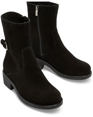La Canadienne Haskell Wedge Pull on Booties in Black Lyst