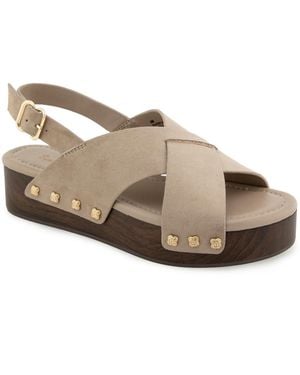 Splendid Quadry Wood Flatform Sandal - Multicolor