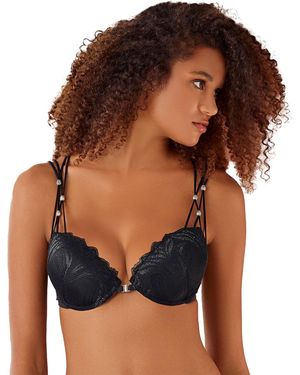 Lascana Strappy Push Up Bra - Blue